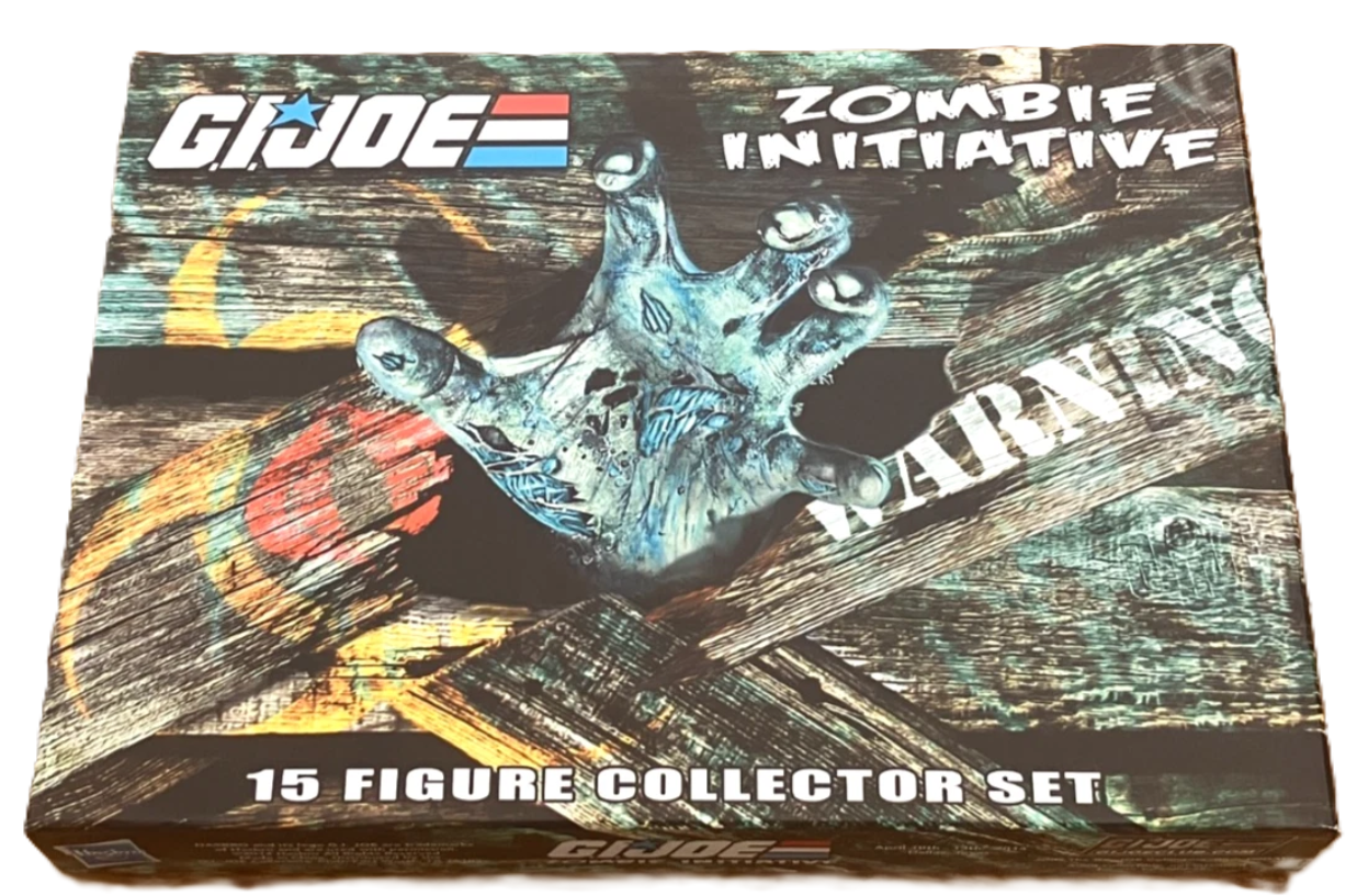 GI Joe Zombie Initiative Boxed Collector Set 15 Figures with Paperwork Convention Exclusive