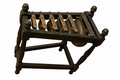 Antique 1890's Glockenspiel w Original Wood Stand, Brass Bars / Bells Xylophone Metallophone England