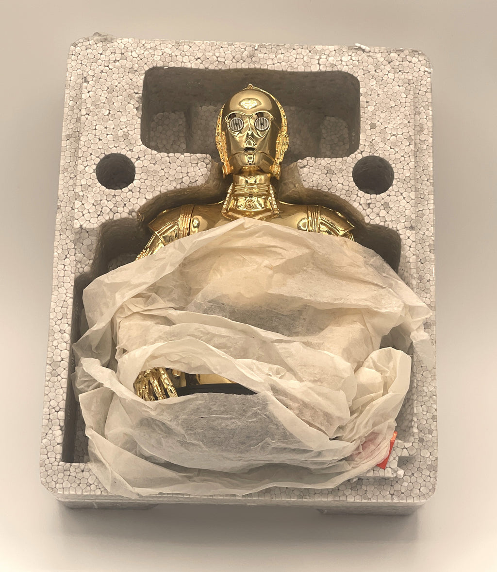 Gentle Giant C-3PO Gold Plated Collectible Bust Star Wars Return of The Jedi