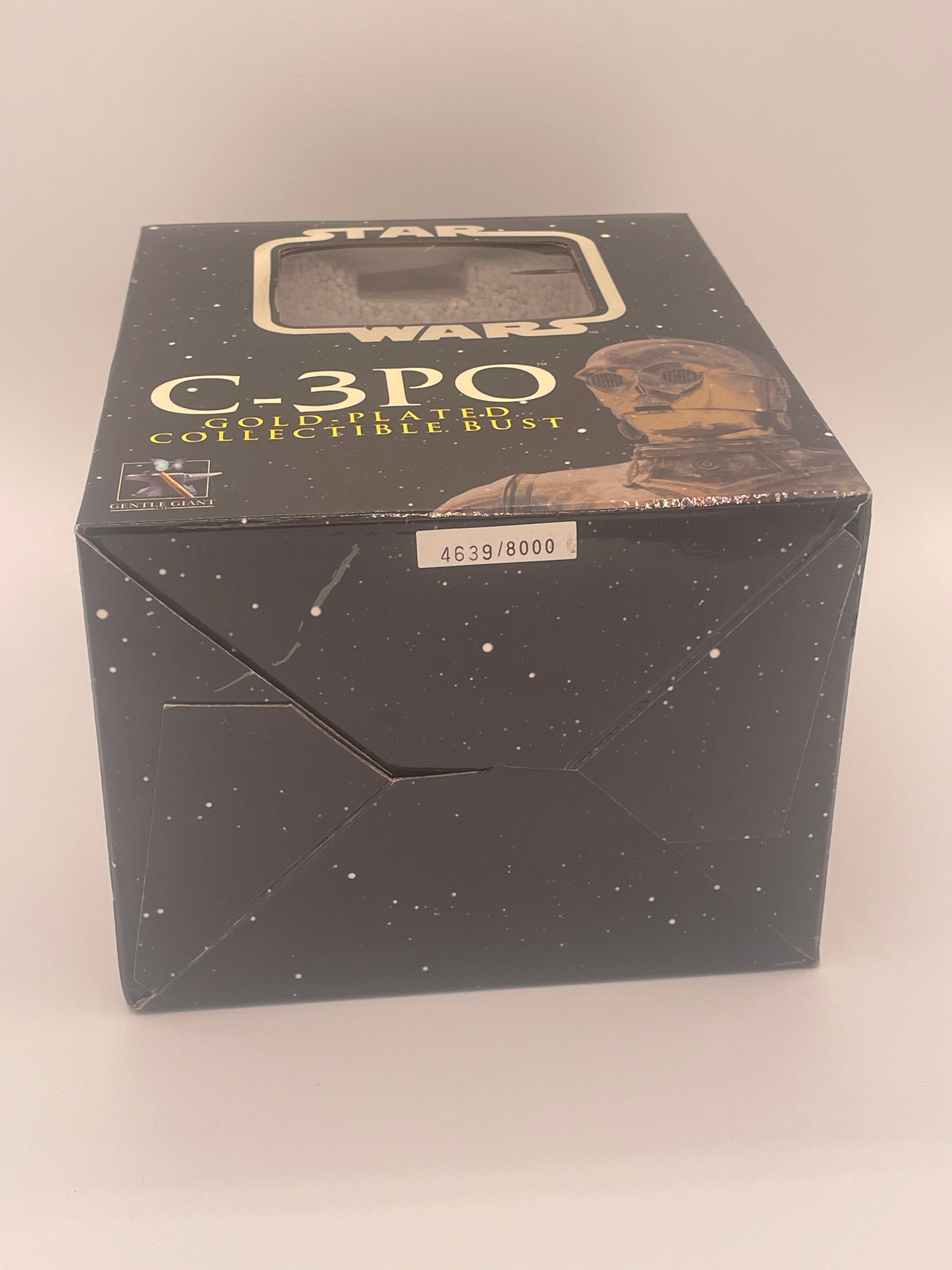 Gentle Giant C-3PO Gold Plated Collectible Bust Star Wars Return of The Jedi