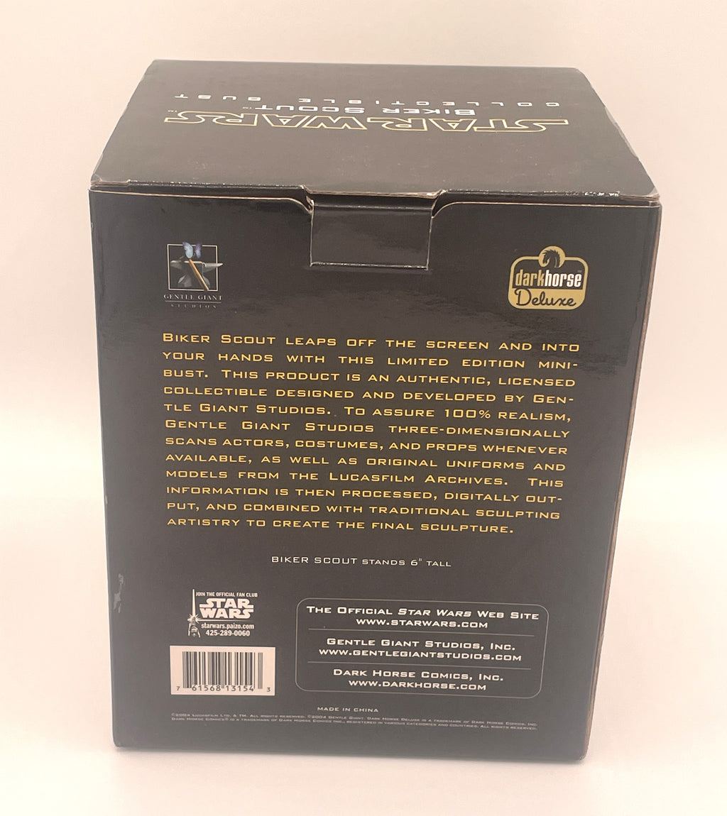 Gentle Giant Biker Scout Mini Bust LE Star Wars Return of The Jedi