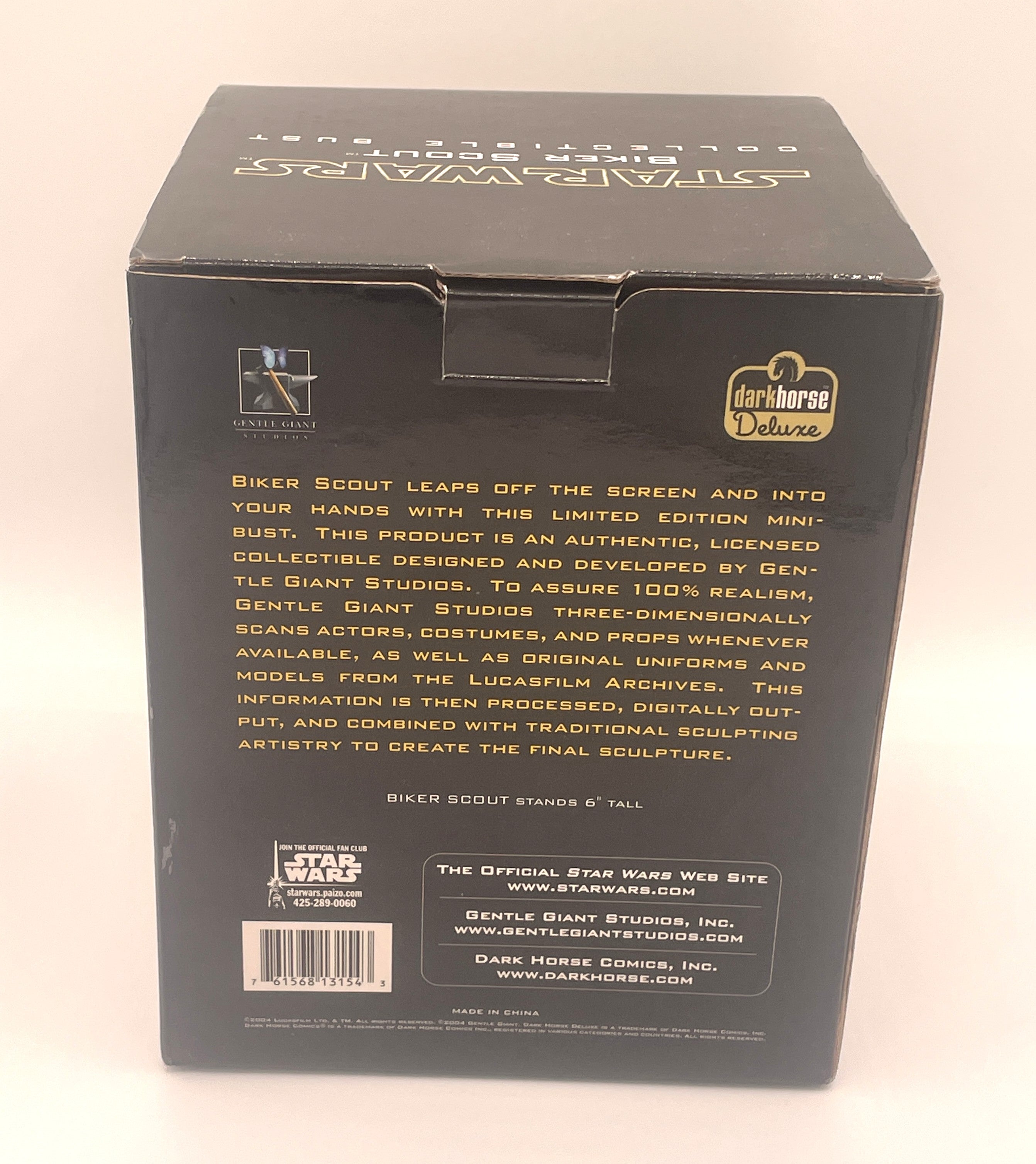 Gentle Giant Biker Scout Mini Bust LE Star Wars Return of The Jedi