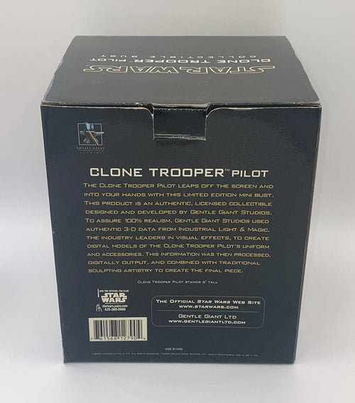 Gentle Giant Star Wars Clone Trooper Pilot 1/6 Collectible Bust