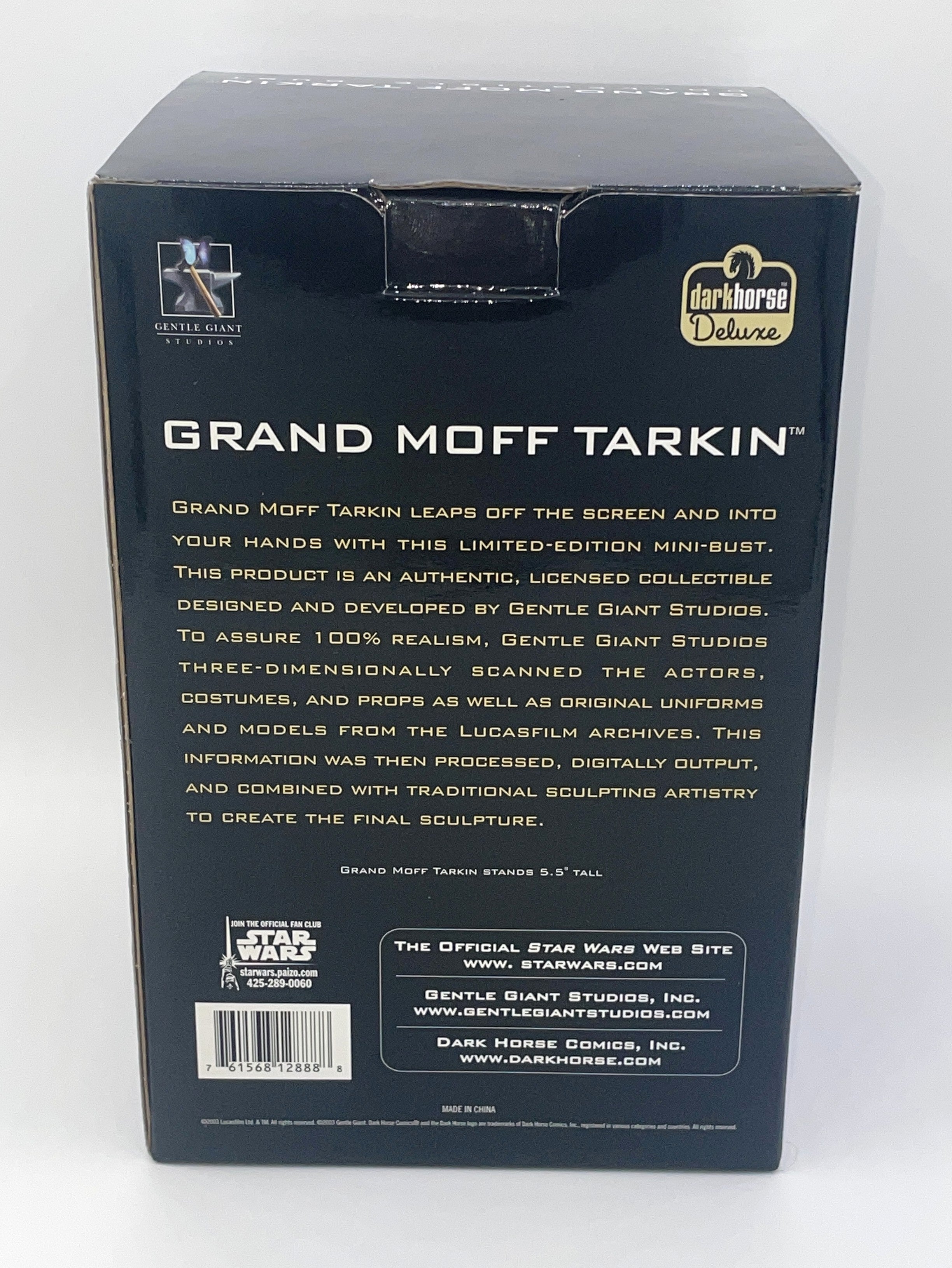 Gentle Giant Grand Moff Tarkin Mini Bust Star Wars