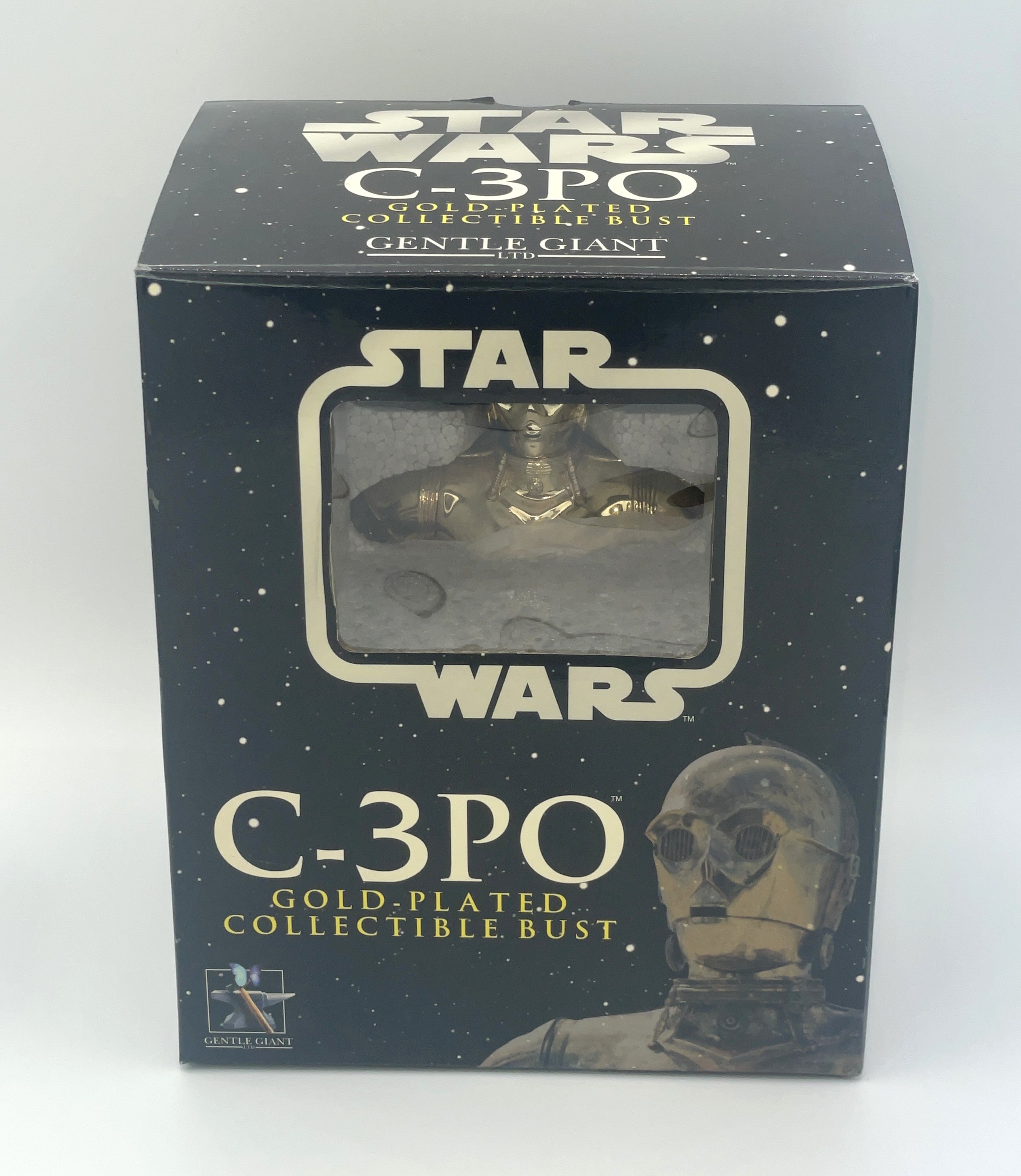 Gentle Giant C-3PO Gold Plated Collectible Bust Star Wars Return of The Jedi