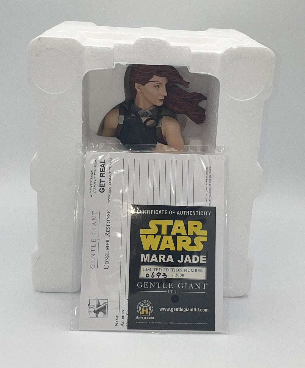 Gentle Giant Mara Jade Mini Bust Star Wars Convention Exclusive 812/2000