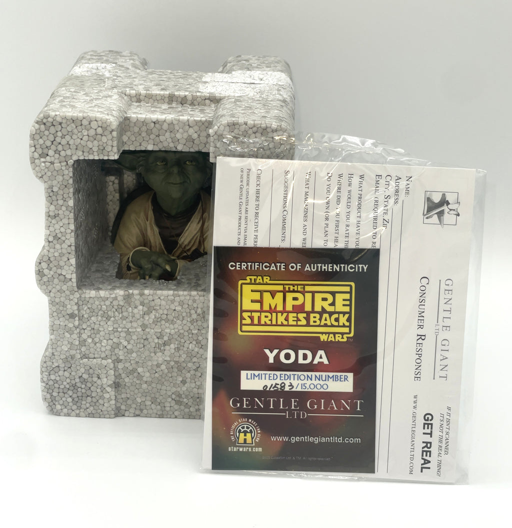 Gentle Giant Star Wars Yoda 1/6 Collectible Bust 2005 C