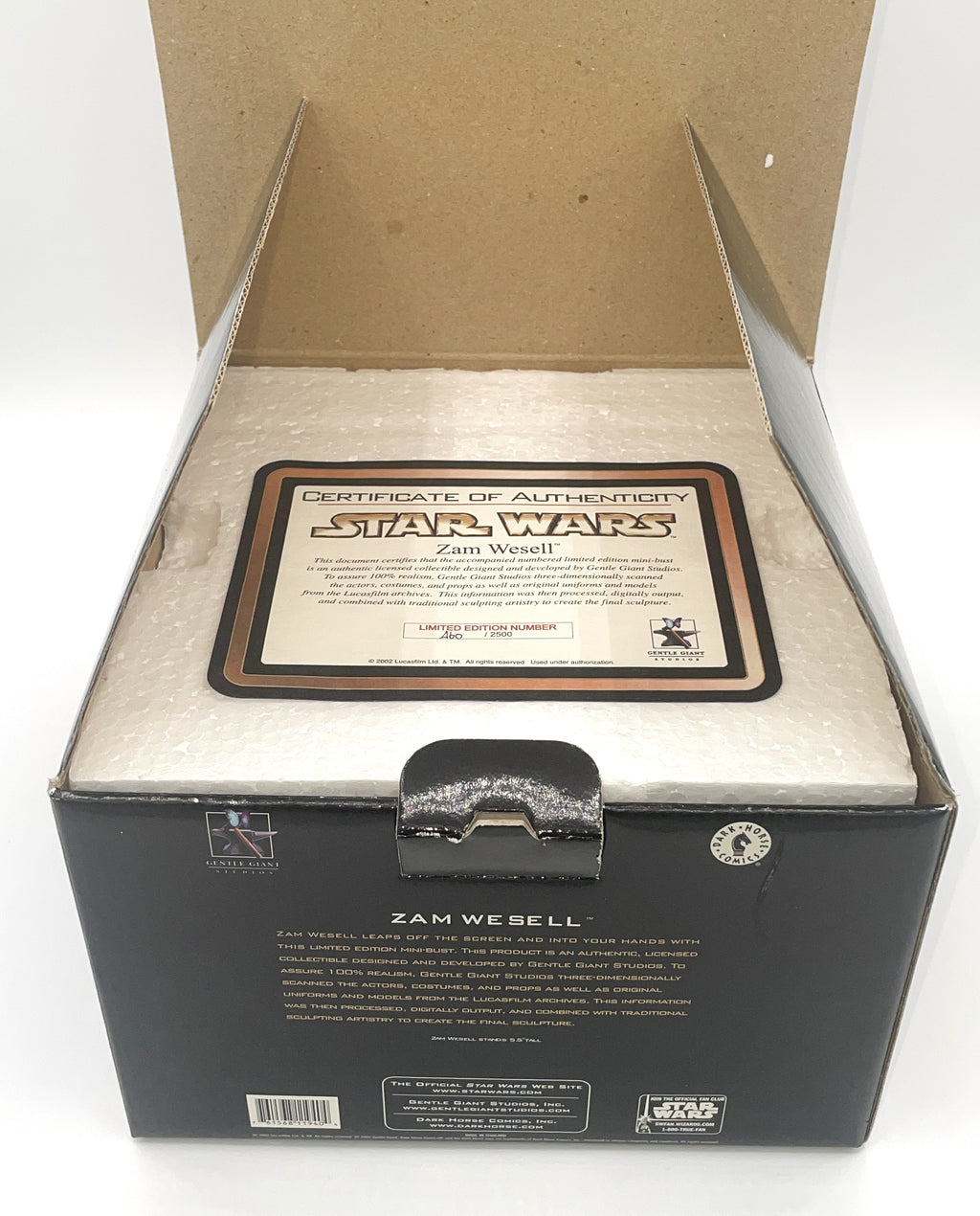 Gentle Giant Star Wars Zam Wesell 1/6 Collectible Bust 2007