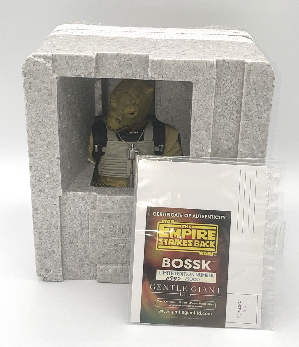 Gentle Giant Star Wars Bossk 1/6 Collectible Bust 2002