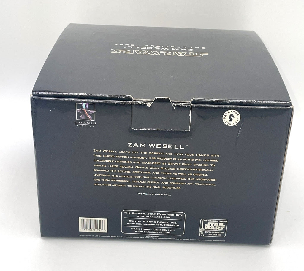 Gentle Giant Star Wars Zam Wesell 1/6 Collectible Bust 2007