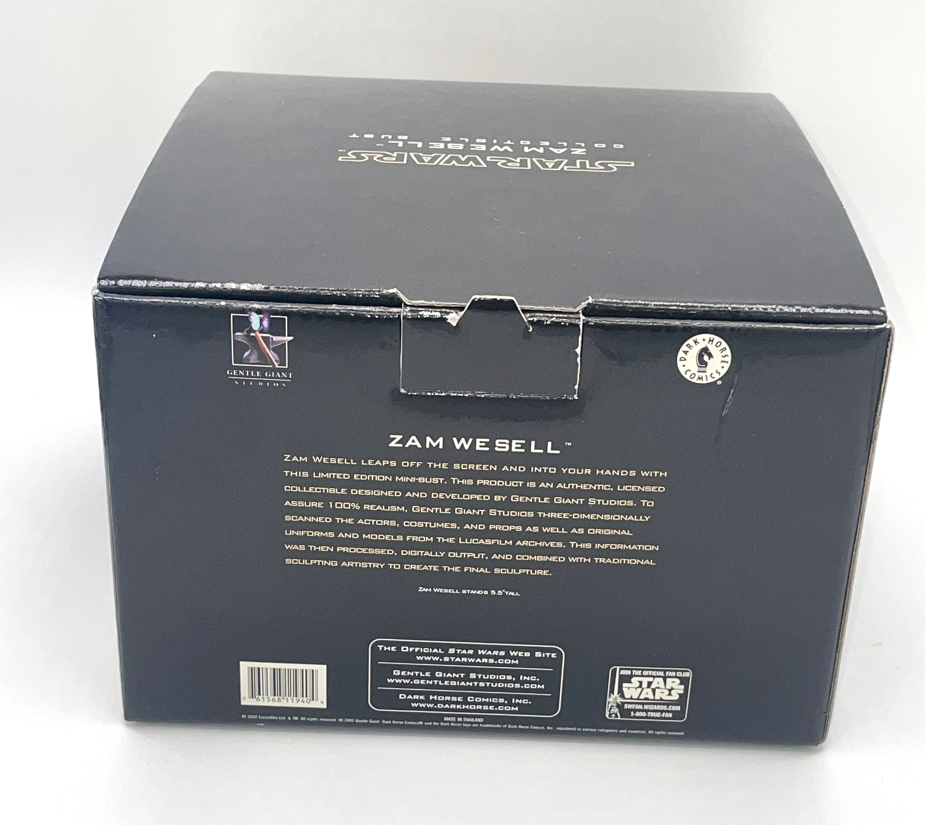 Gentle Giant Star Wars Zam Wesell 1/6 Collectible Bust 2007