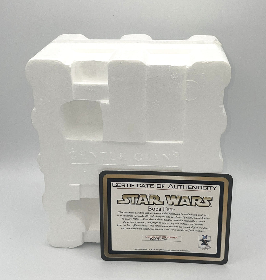 Gentle Giant Star Wars Boba Fett 1/6 Collectible Bust 2002