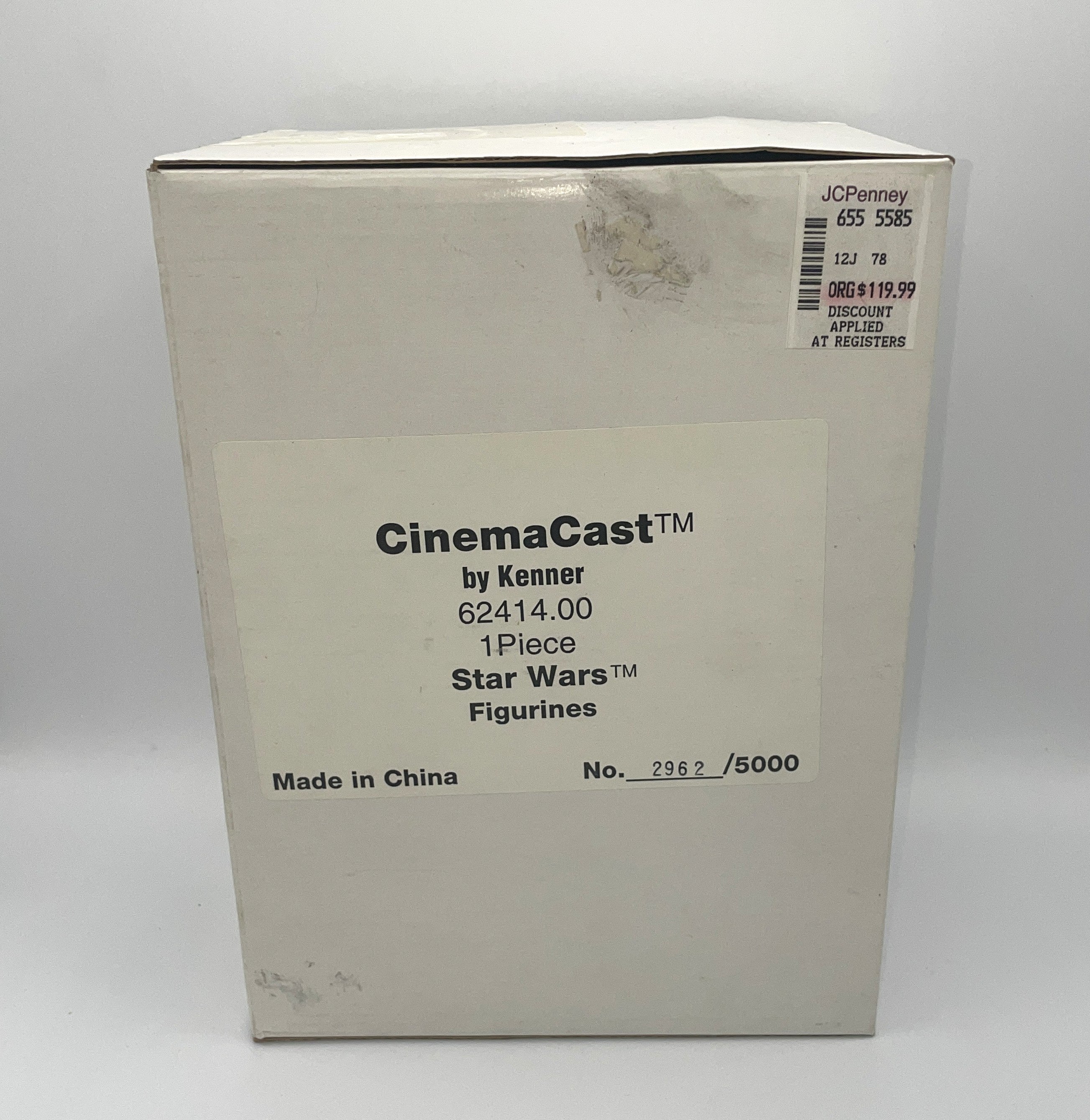CinemaCast Star Wars 1995 Luke & Leia A New Hope Figurines With Box & COA 4
