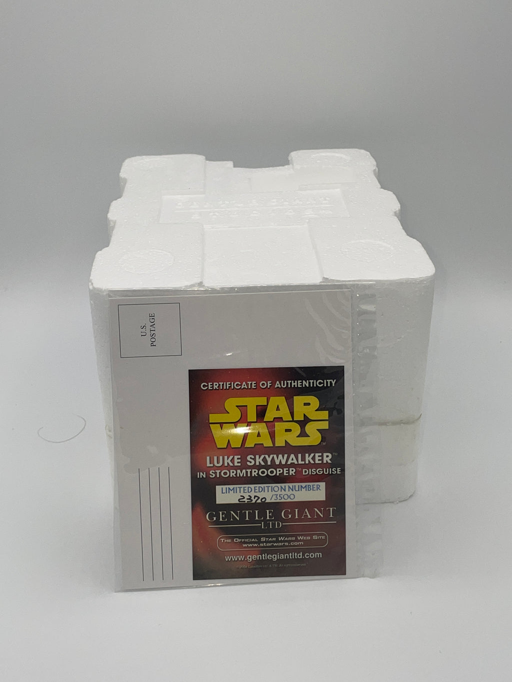 Gentle Giant Star Wars Luke Skywalker Stormtrooper Disguise 1/6 Collector's Club Bust 2004