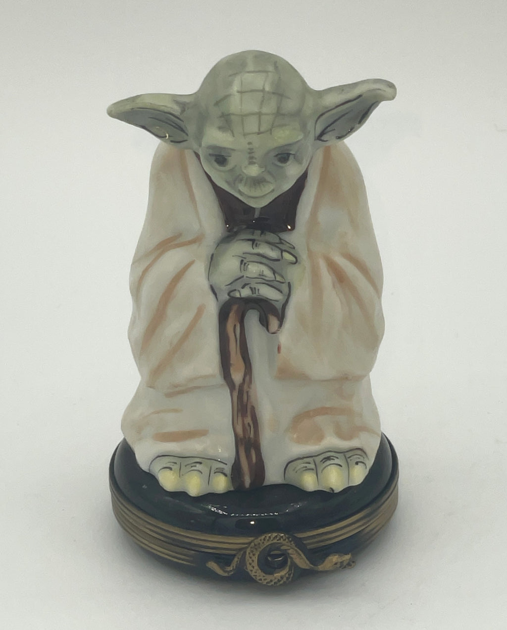 Rochard Limoges Yoda Star Wars 1998 Fao Schwarz Hand Painted in France 12