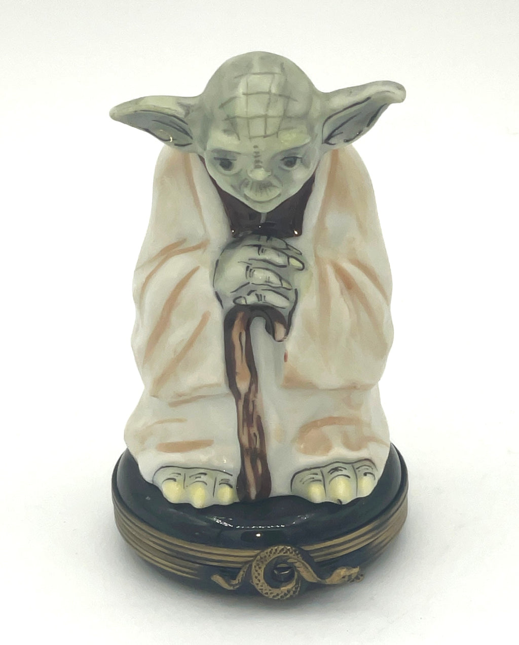Rochard Limoges Yoda Star Wars 1998 Fao Schwarz Hand Painted in France