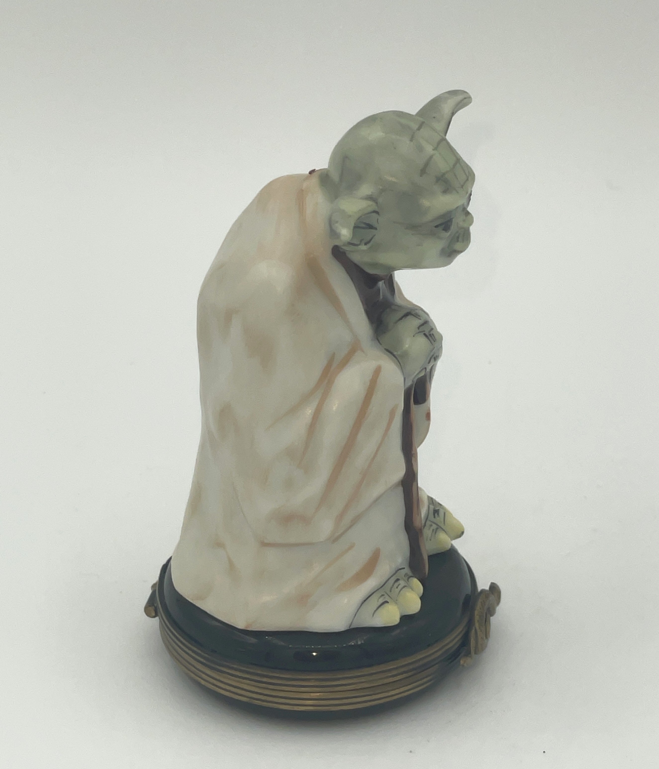 Rochard Limoges Yoda Star Wars 1998 Fao Schwarz Hand Painted in France 5