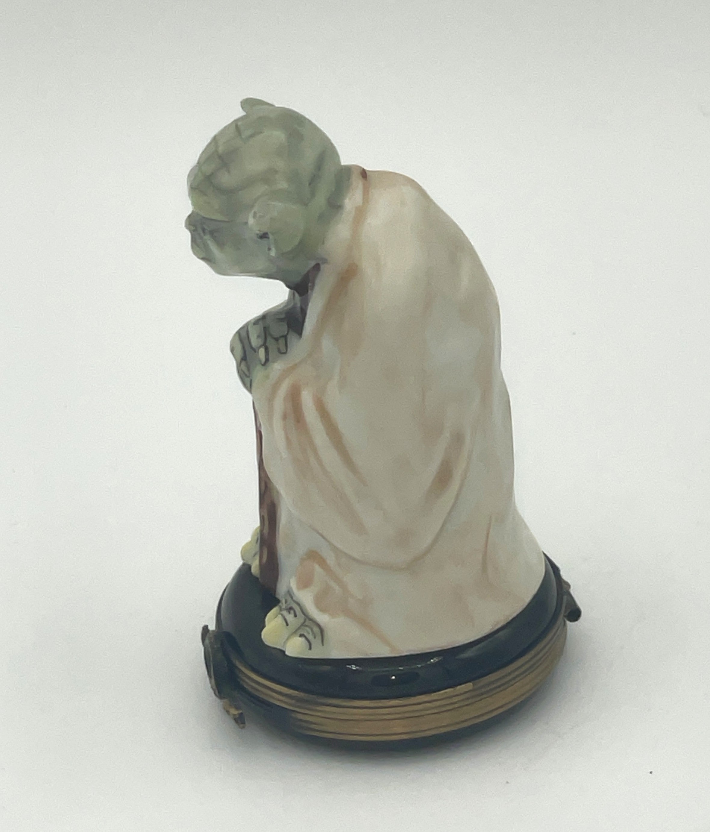 Rochard Limoges Yoda Star Wars 1998 Fao Schwarz Hand Painted in France 7