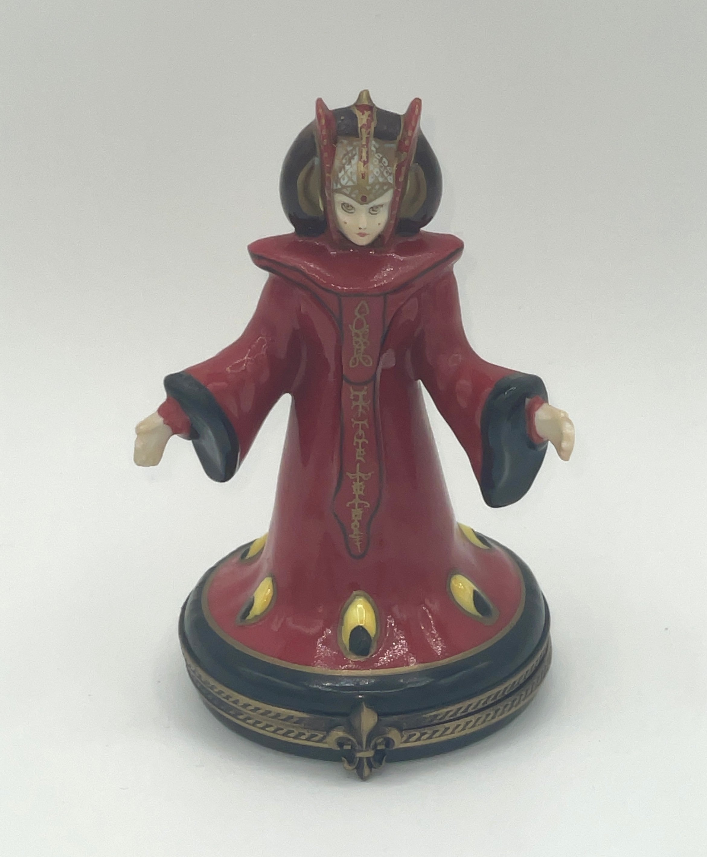 Rochard Limoges Queen Amidala Star Wars 1998 FAO Schwarz Hand Painted in France
