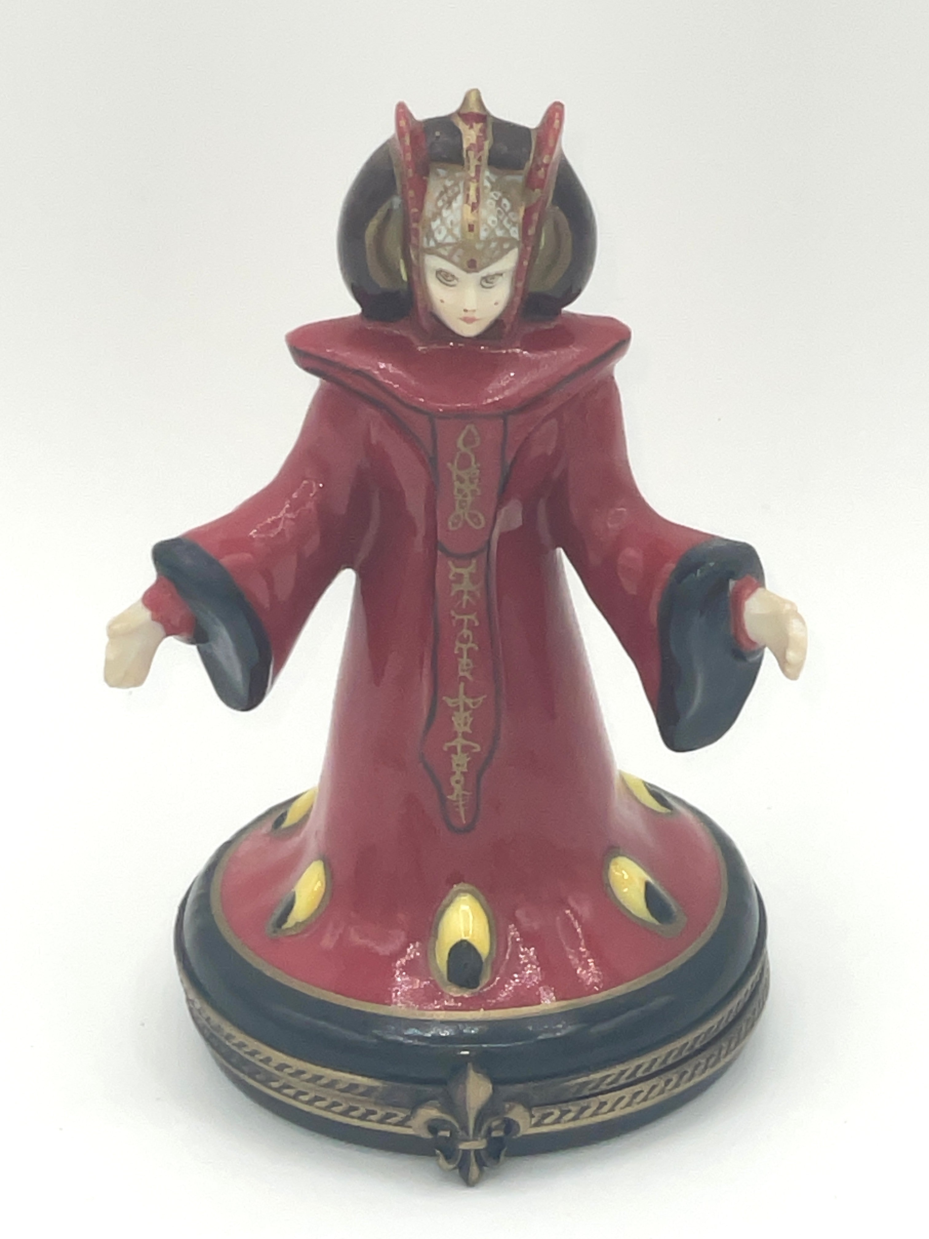 Rochard Limoges Queen Amidala Star Wars 1998 FAO Schwarz Hand Painted in France