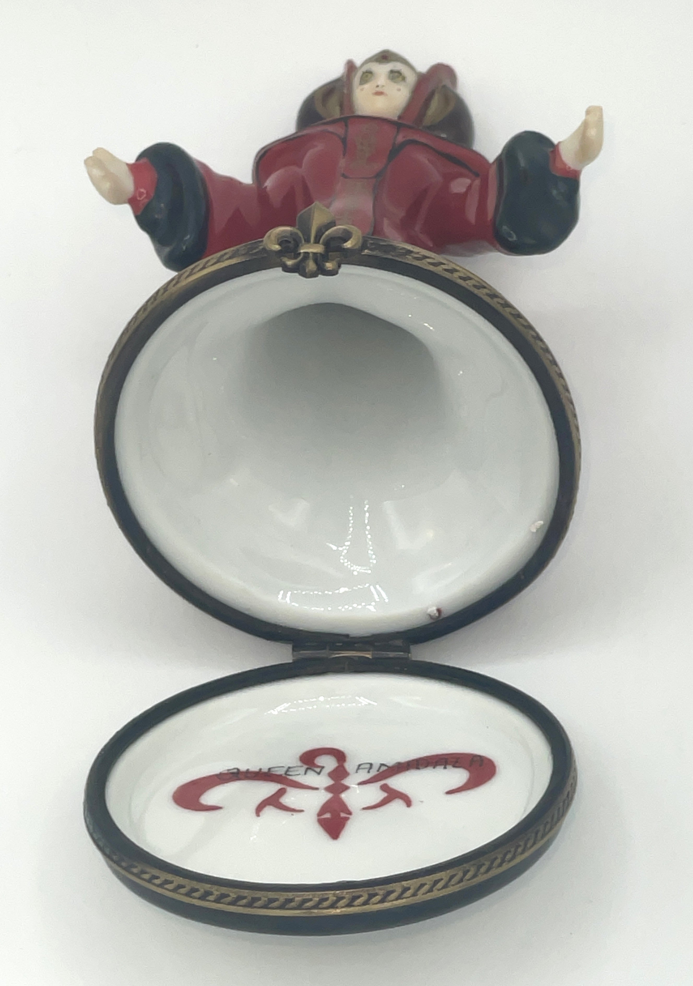 Rochard Limoges Queen Amidala Star Wars 1998 FAO Schwarz Hand Painted in France