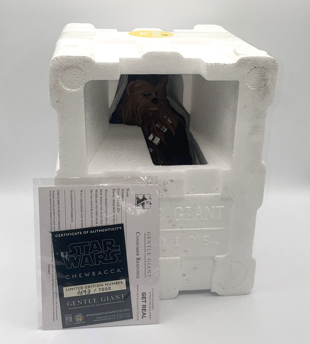 Gentle Giant Star Wars Chewbacca Collectible Mini Bust 2006