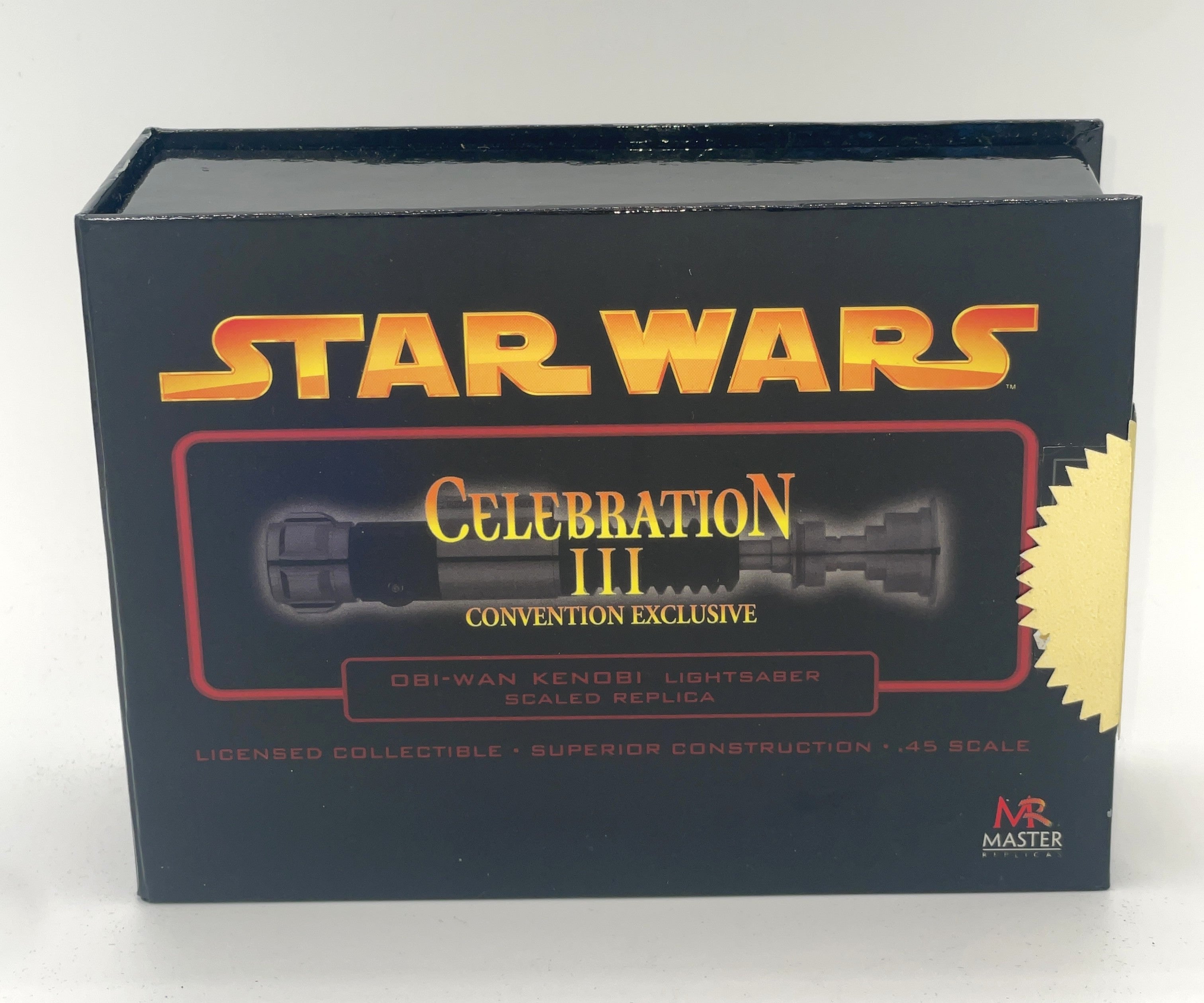 Master Replicas Star Wars Obi Wan Kenobi Scaled Lightsaber Celebration III Exclusive Smoke
