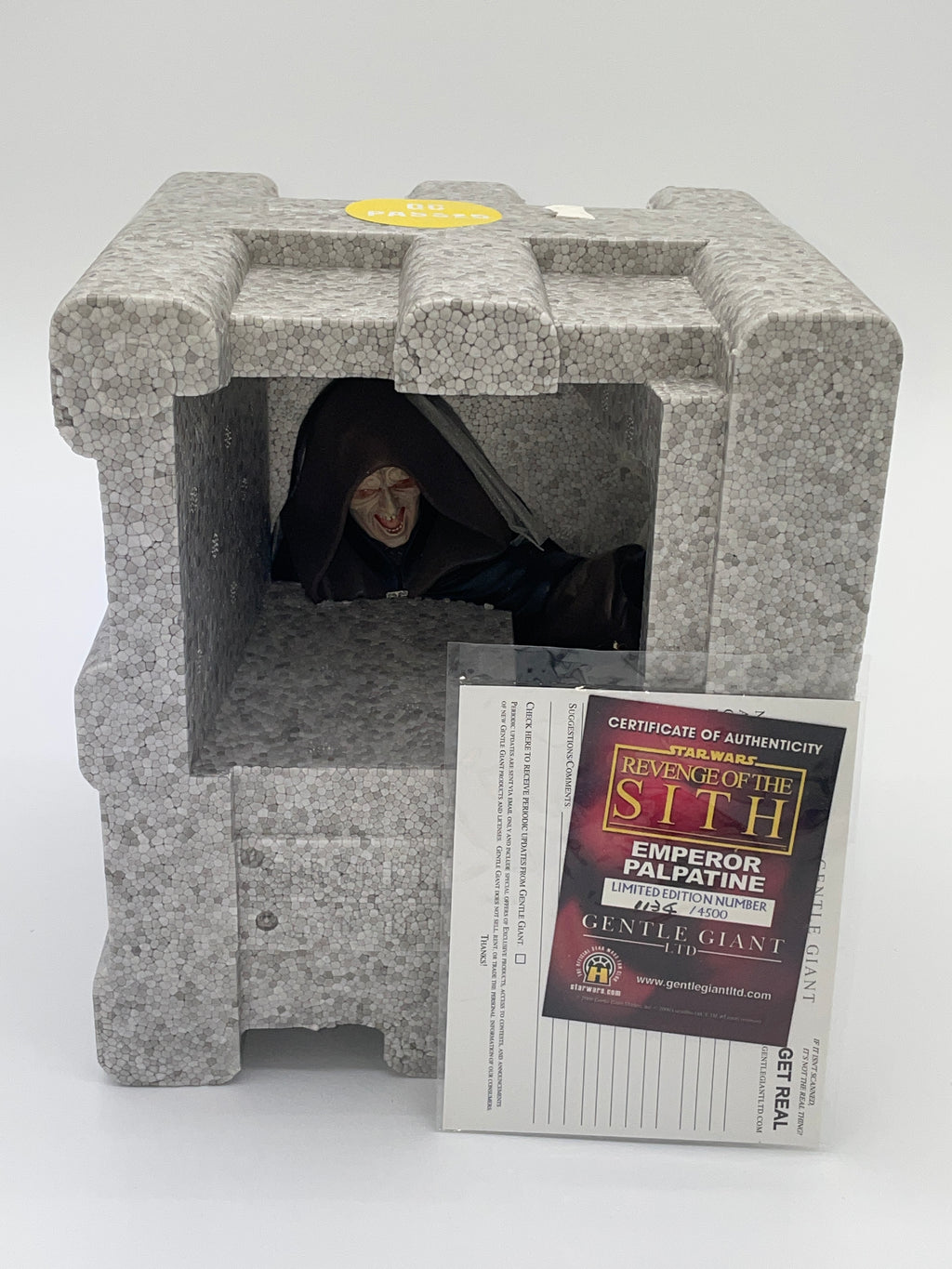 Gentle Giant Star Wars Emperor Palpatine Collectible Mini Bust 2006 RotS