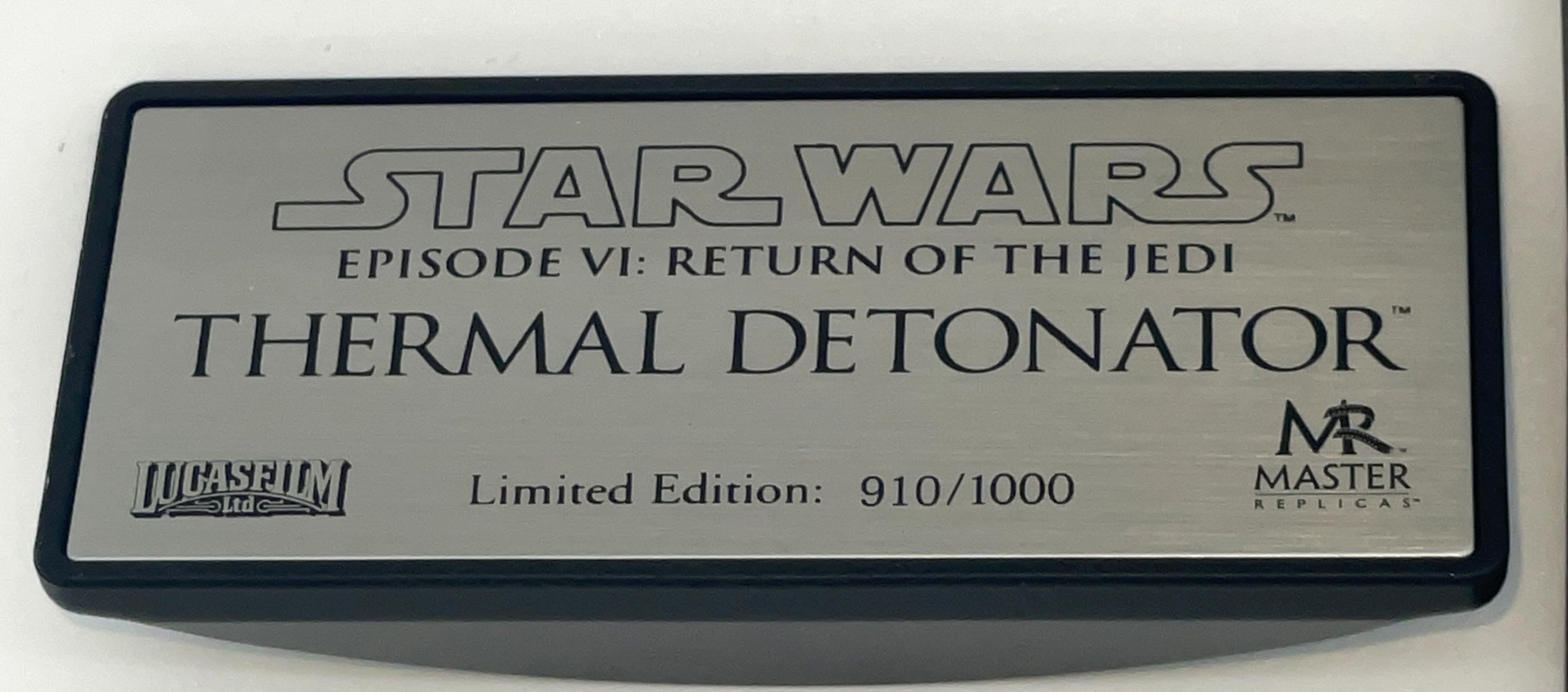 Master Replicas Star Wars Thermal Detonator 1:1 Working Prop Replica Limited Edition SW-115