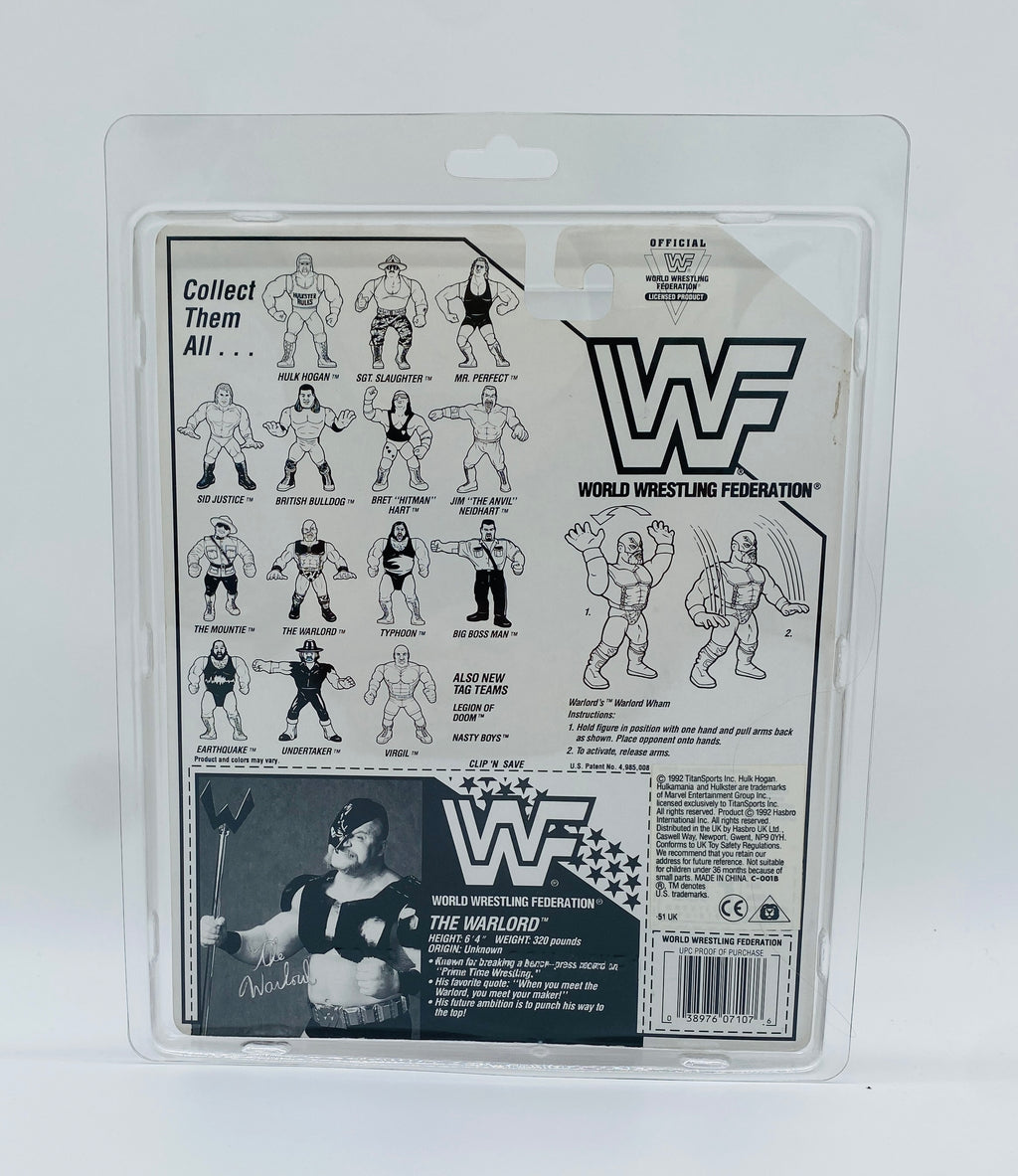 Vintage WWF The Warlord MOC Action Figure (1993) Hasbro – Wrestling Collectible Factory Sealed!