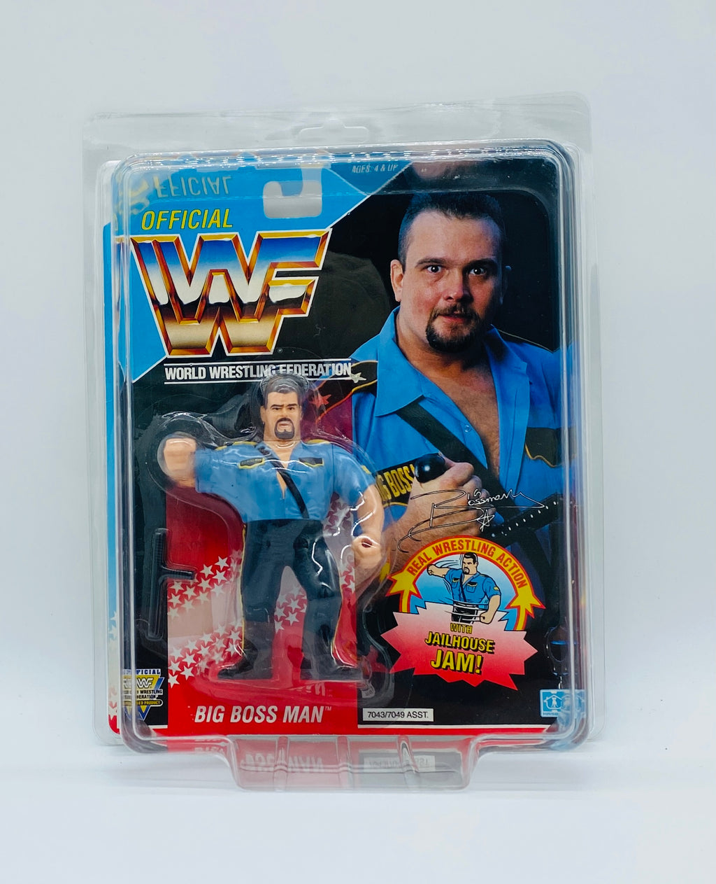 Vintage WWF Big Boss Man Jailhouse Jam! MOC Action Figure Hasbro – Wrestling Collectible Factory Sealed!