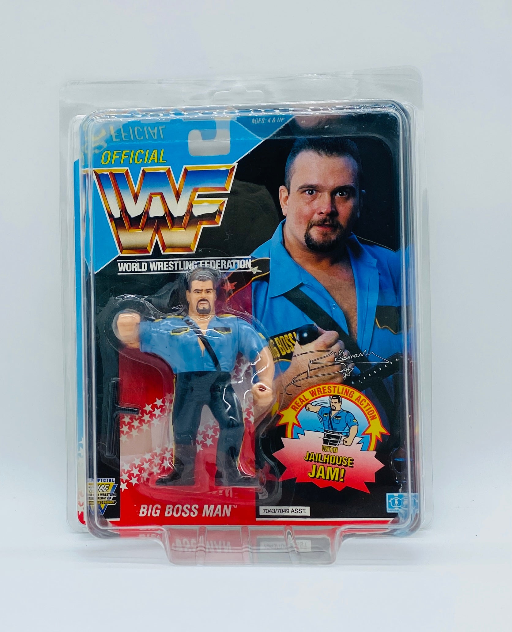 Vintage WWF Big Boss Man Jailhouse Jam! MOC Action Figure Hasbro – Wrestling Collectible Factory Sealed!