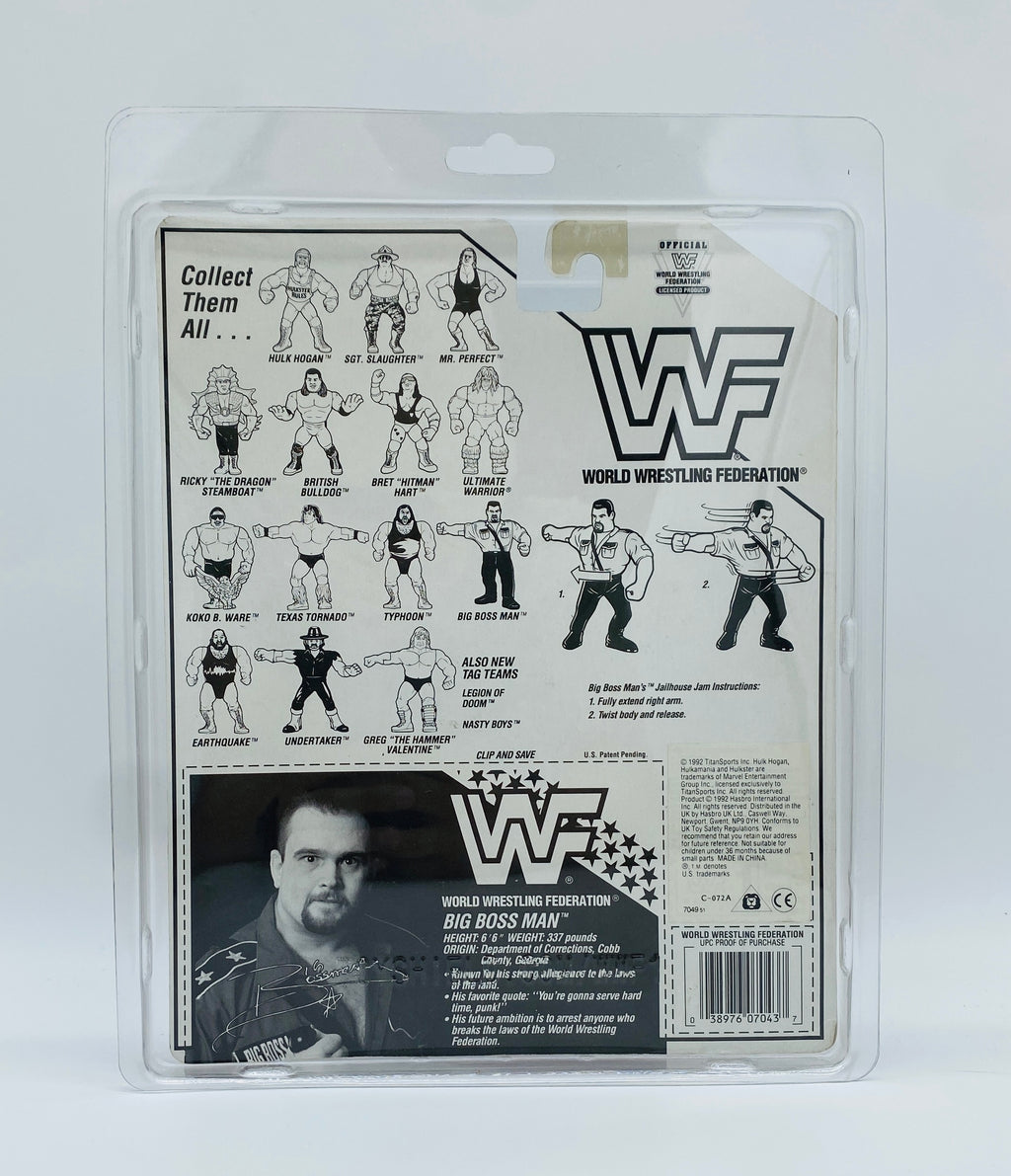 Vintage WWF Big Boss Man Jailhouse Jam! MOC Action Figure Hasbro – Wrestling Collectible Factory Sealed!