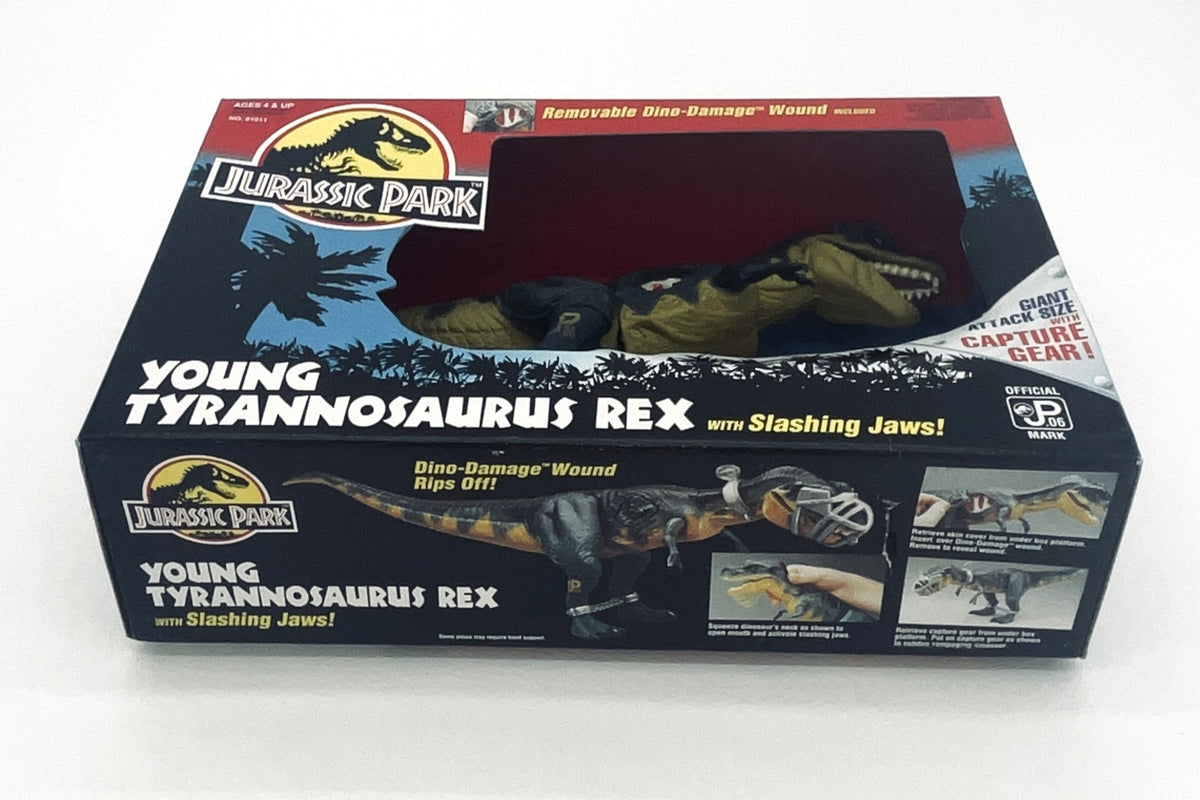 Vintage Jurassic Park Young Tyrannosaurus Rex Figure Series 2 Kenner Green Ver. NEW MISB