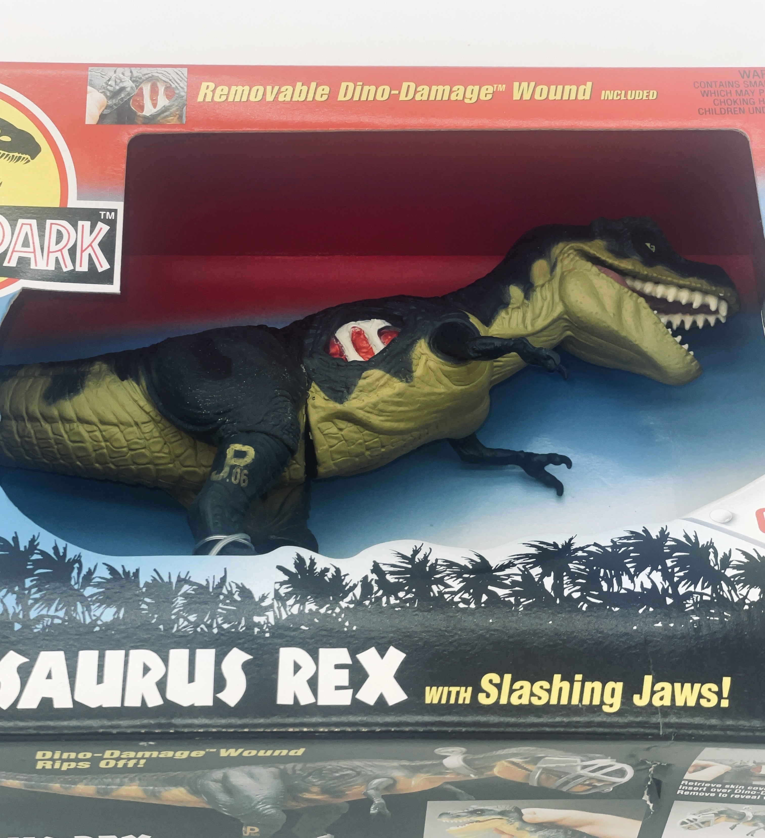 Vintage Jurassic Park Young Tyrannosaurus Rex Figure Series 2 Kenner Green Ver. NEW MISB