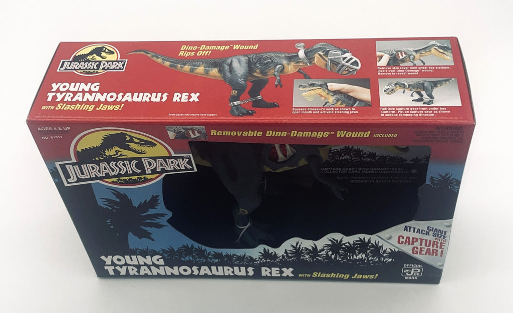 Vintage Jurassic Park Young Tyrannosaurus Rex Figure Series 2 Kenner Green Ver. NEW MISB
