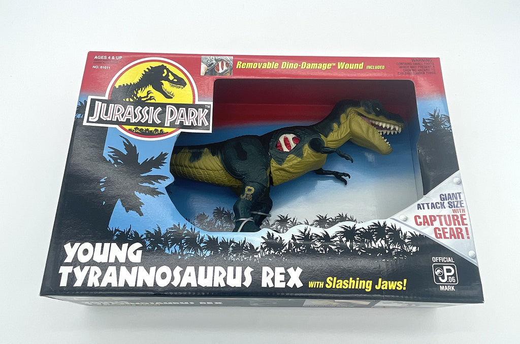 Vintage Jurassic Park Young Tyrannosaurus Rex Figure Series 2 Kenner Green Ver. NEW MISB