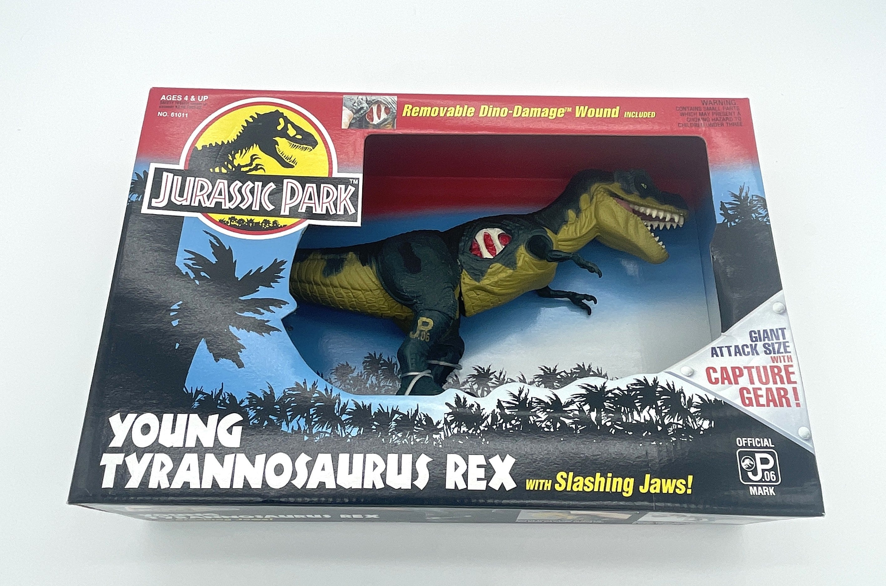 Vintage Jurassic Park Young Tyrannosaurus Rex Figure Series 2 Kenner Green Ver. NEW MISB