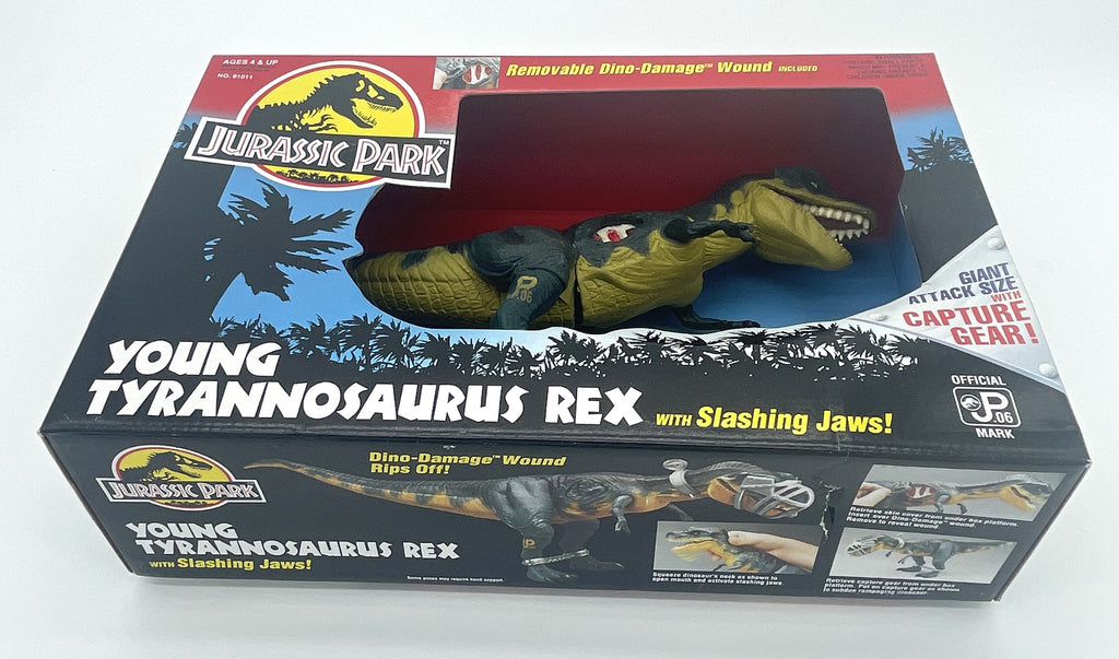 Vintage Jurassic Park Young Tyrannosaurus Rex Figure Series 2 Kenner Green Ver. NEW MISB