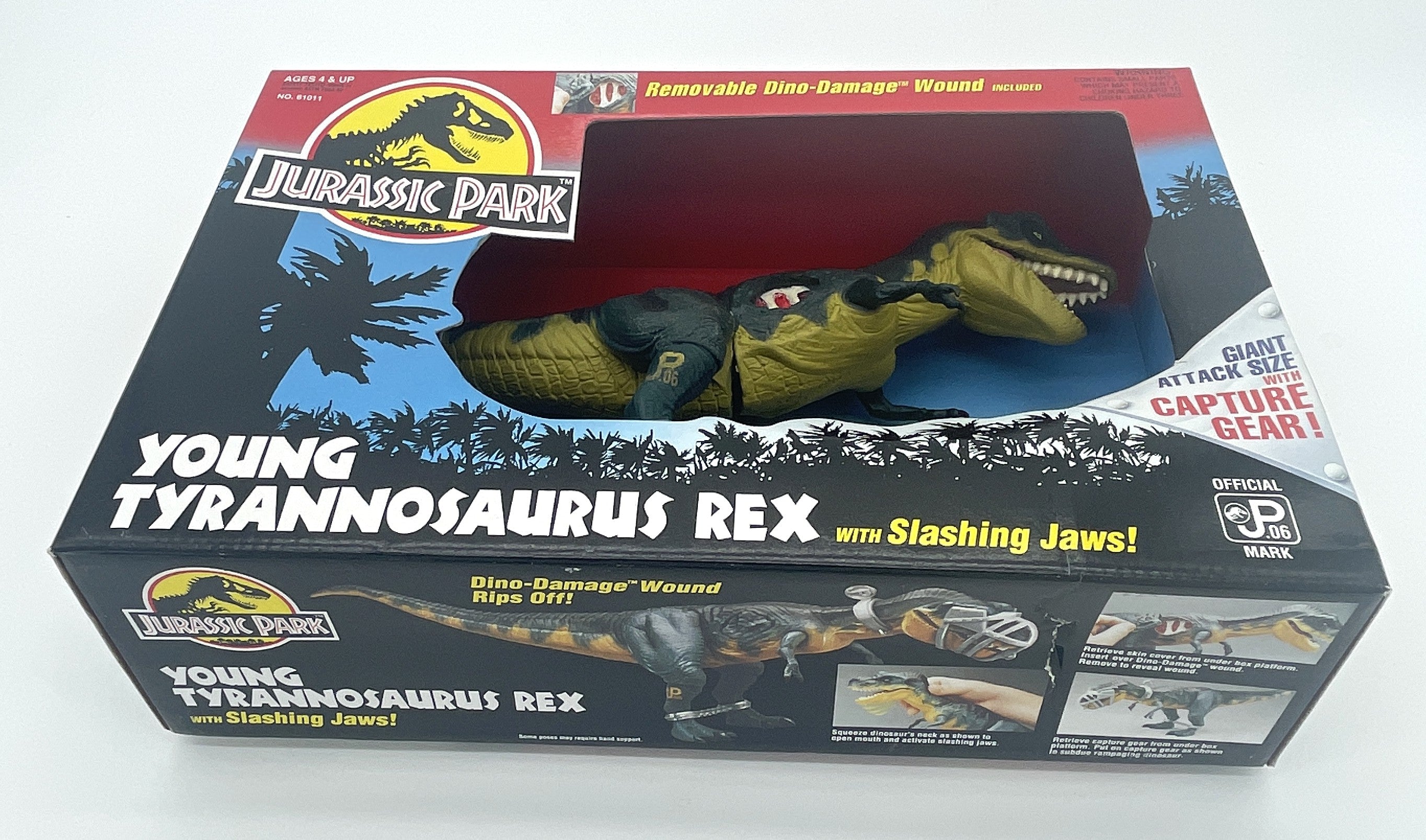 Vintage Jurassic Park Young Tyrannosaurus Rex Figure Series 2 Kenner Green Ver. NEW MISB