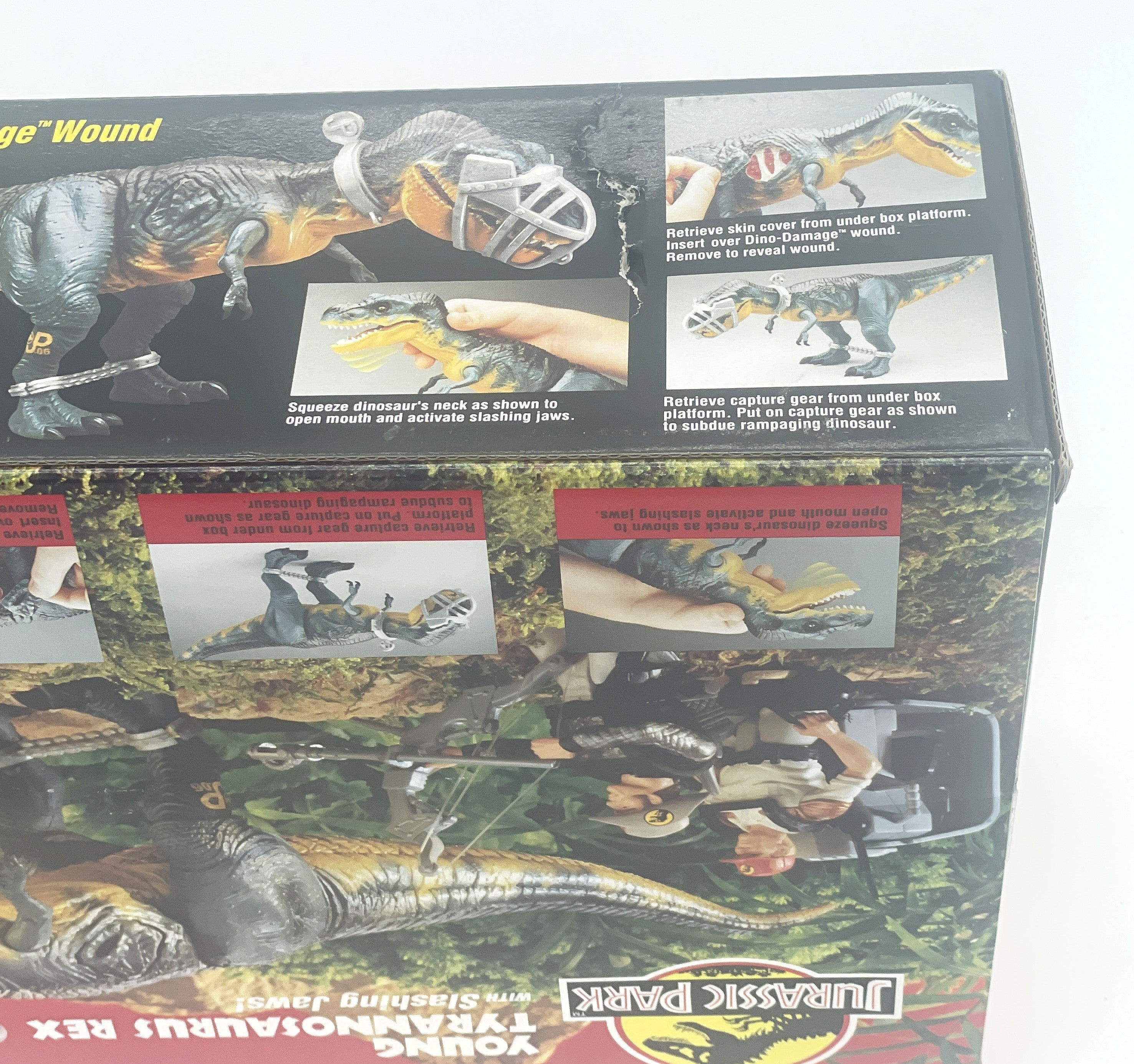 Vintage Jurassic Park Young Tyrannosaurus Rex Figure Series 2 Kenner Green Ver. NEW MISB