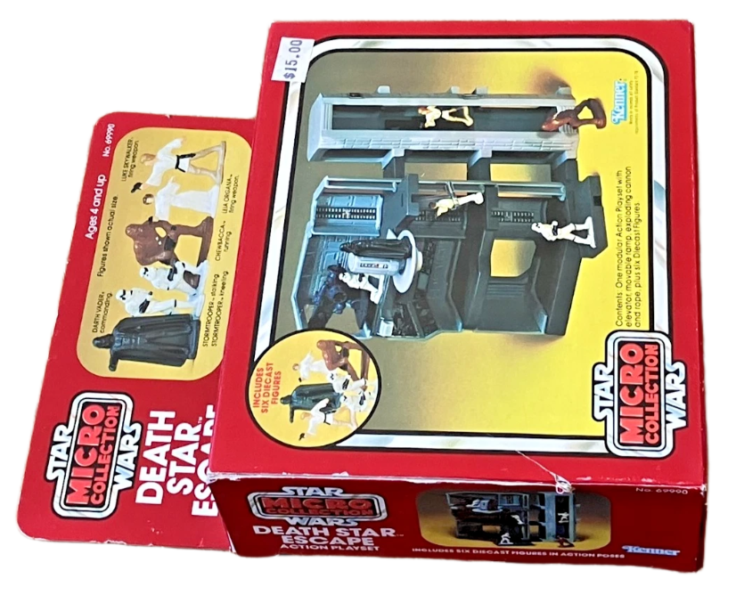 Vintage Star Wars Micro Collection Death Star Escape Playset Kenner New Open Box