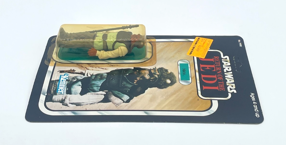 Vintage Star Wars Nikto 77 Back Unpunched 1983 RotJ MOC Sealed Figure Kenner NEW