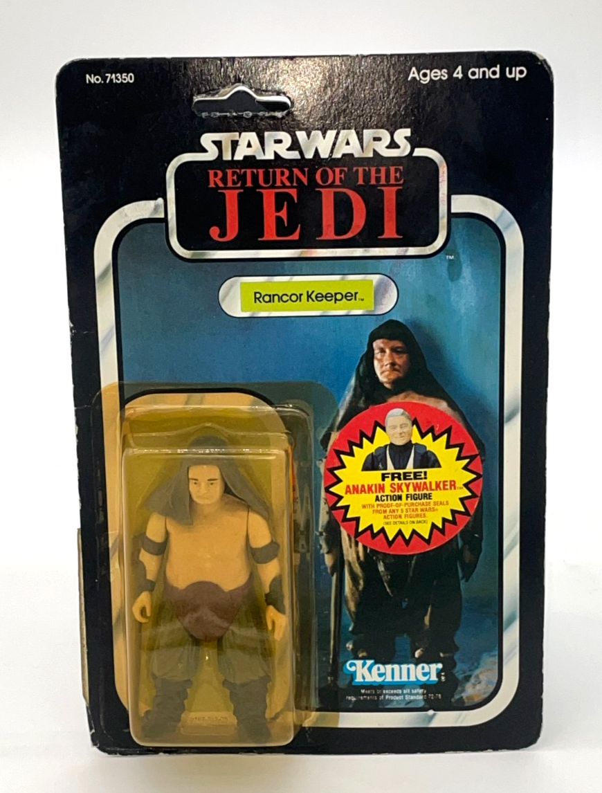 Vintage Star Wars Rancor Keeper 77 Back 1983 RotJ MOC Sealed Figure Kenner NEW