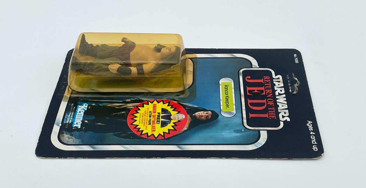 Vintage Star Wars Rancor Keeper 77 Back 1983 RotJ MOC Sealed Figure Kenner NEW