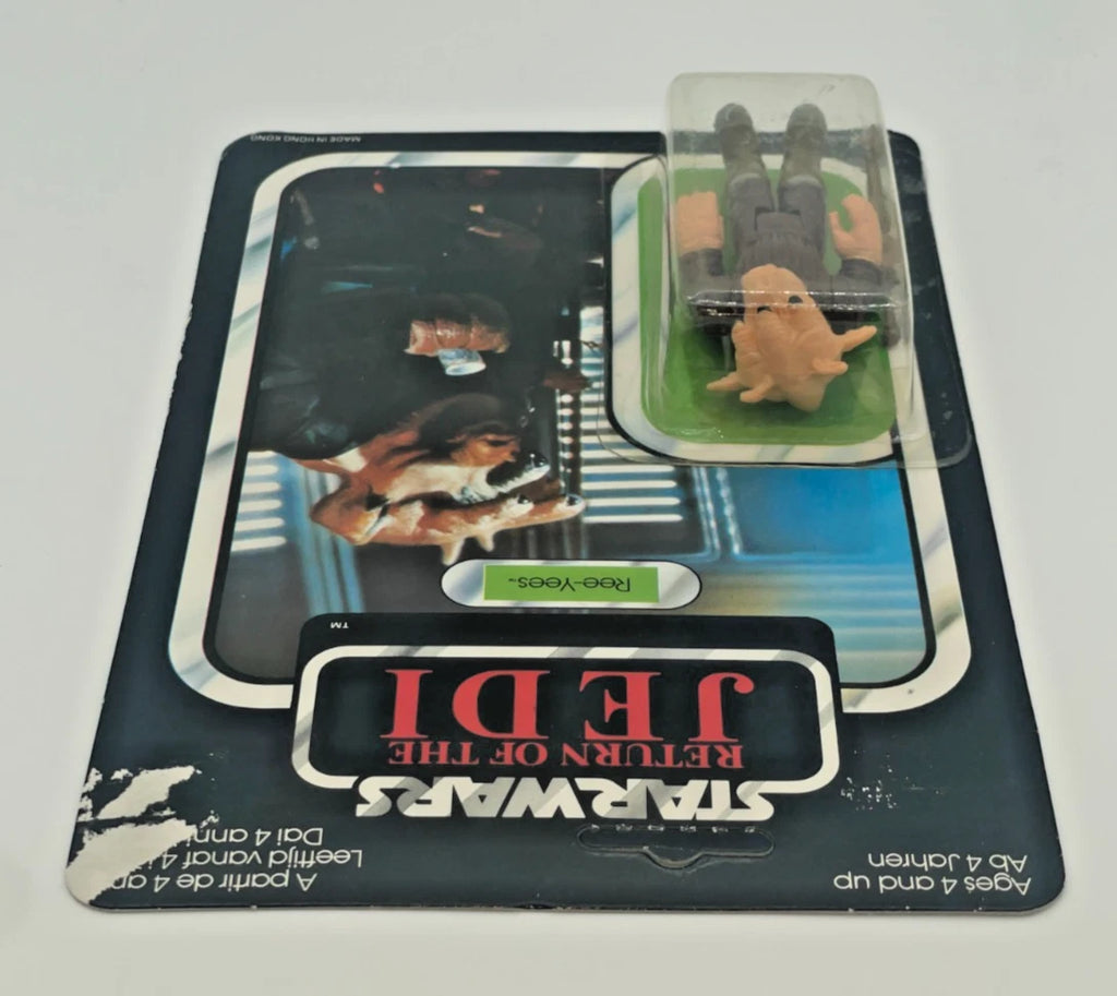 Vintage Star Wars Ree-Yees Palitoy 65A Back 1983 Carded Figure RotJ MOC NEW
