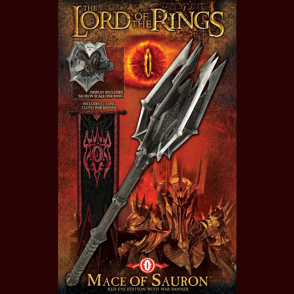 Lord of the Rings Mace of Sauron Red Eye Edition Replica Display Collectible