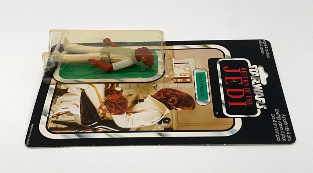Vintage Star Wars Admiral Ackbar Palitoy CRACKED BUBBLE 1983 RotJ Figure MOC