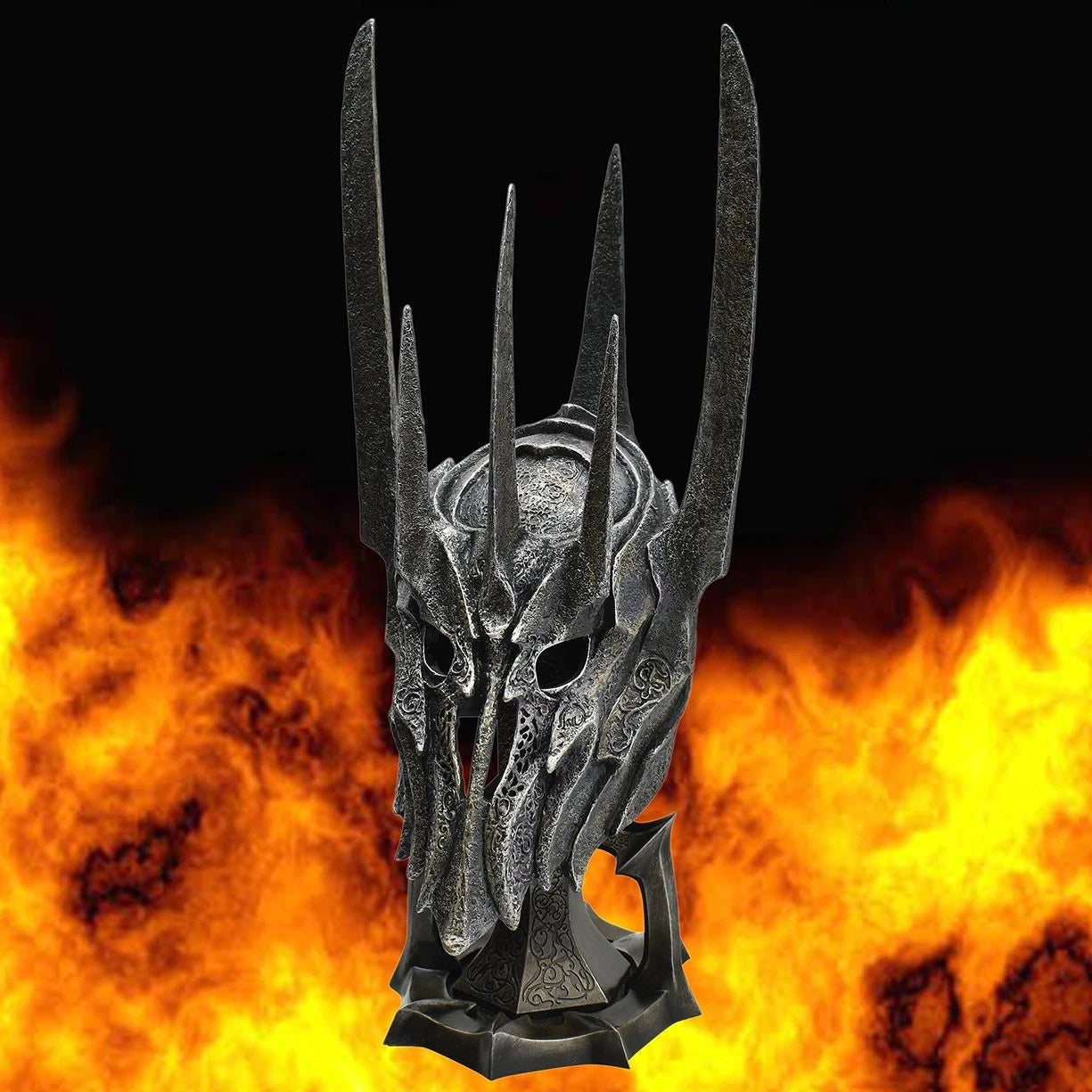 Lord of the Rings Sauron Helmet Half Scale Replica LOTR Display Collectible